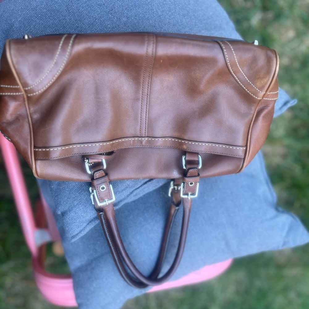 Coach Brown Leather Handbag